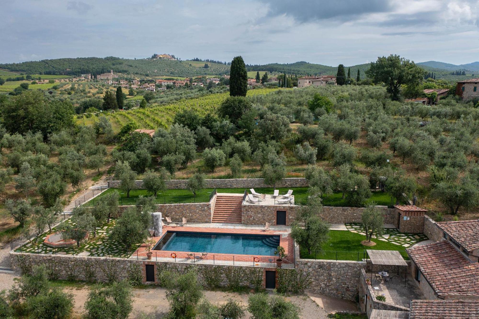 Willa Borgo A Monti Di Sotto Gaiole in Chianti Zewnętrze zdjęcie